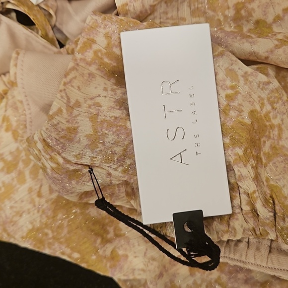 💕ASTR💕 Mid Cutout Sleeveless Maxi Dress ~ Green Watercolor Medium M NWT - Picture 13 of 16